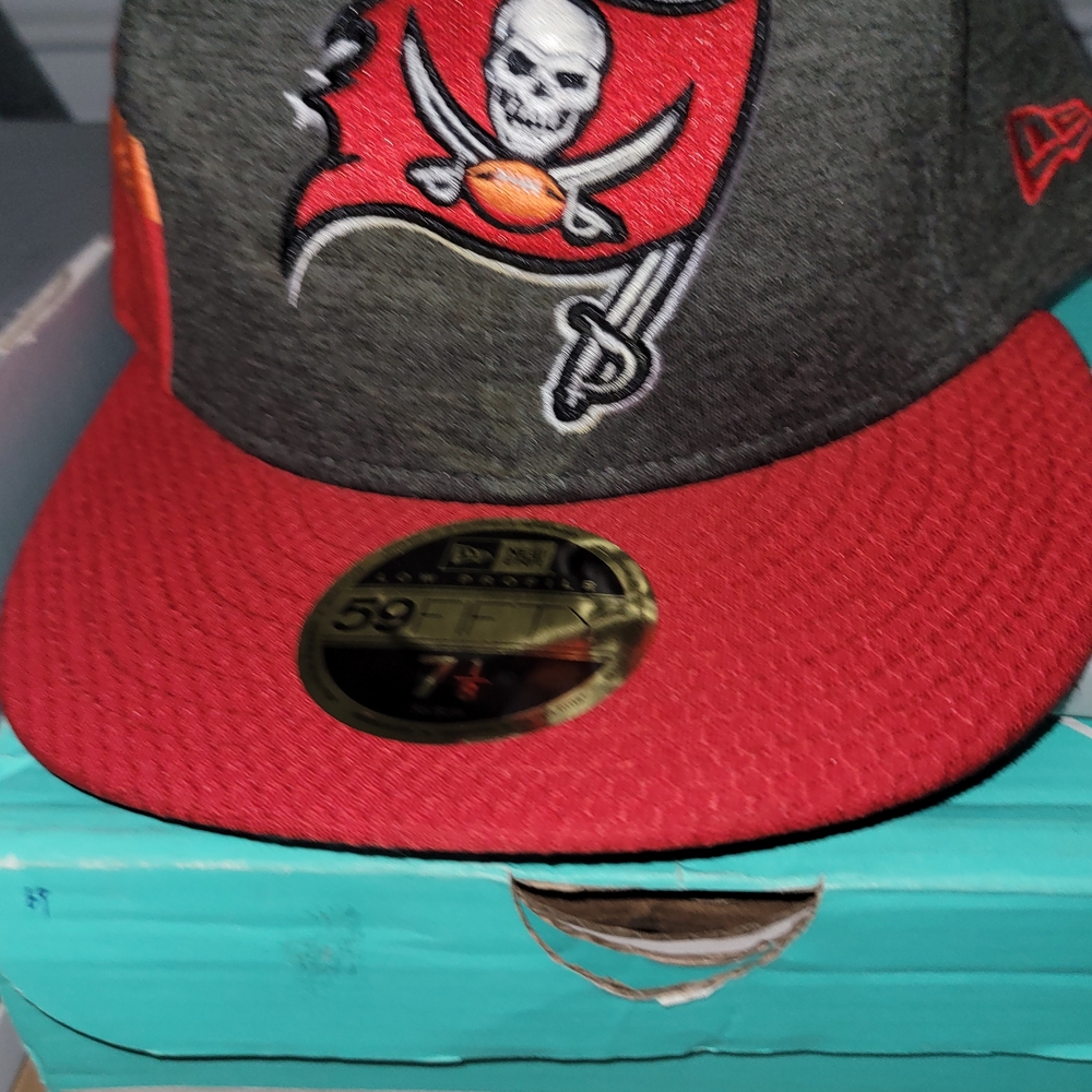 New Era Gray Cap with Black Brim